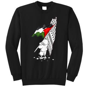 Palestine Free Palestine In Arabic Free Gaza Palestine Tall Sweatshirt