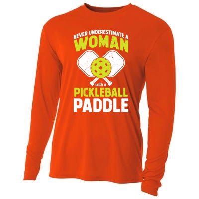 Pickleball Funny Pickleball Player Gift Meaningful Gift Cooling Performance Long Sleeve Crew