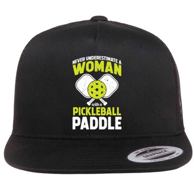 Pickleball Funny Pickleball Player Gift Meaningful Gift Flatbill Hat