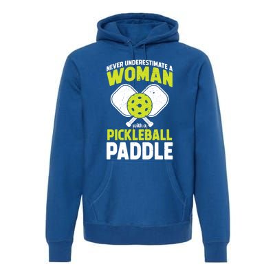 Pickleball Funny Pickleball Player Gift Meaningful Gift Premium Hoodie