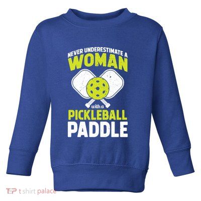 Pickleball Funny Pickleball Player Gift Meaningful Gift Toddler Sweatshirt
