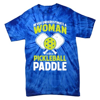 Pickleball Funny Pickleball Player Gift Meaningful Gift Tie-Dye T-Shirt