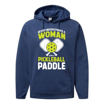 Pickleball Funny Pickleball Player Gift Meaningful Gift Performance Fleece Hoodie