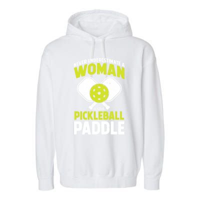 Pickleball Funny Pickleball Player Gift Meaningful Gift Garment-Dyed Fleece Hoodie