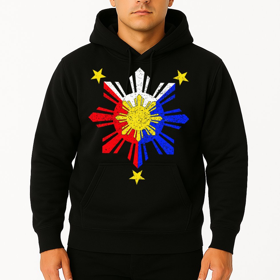 Pinoy Filipino Philippine Flag Sun Hoodie