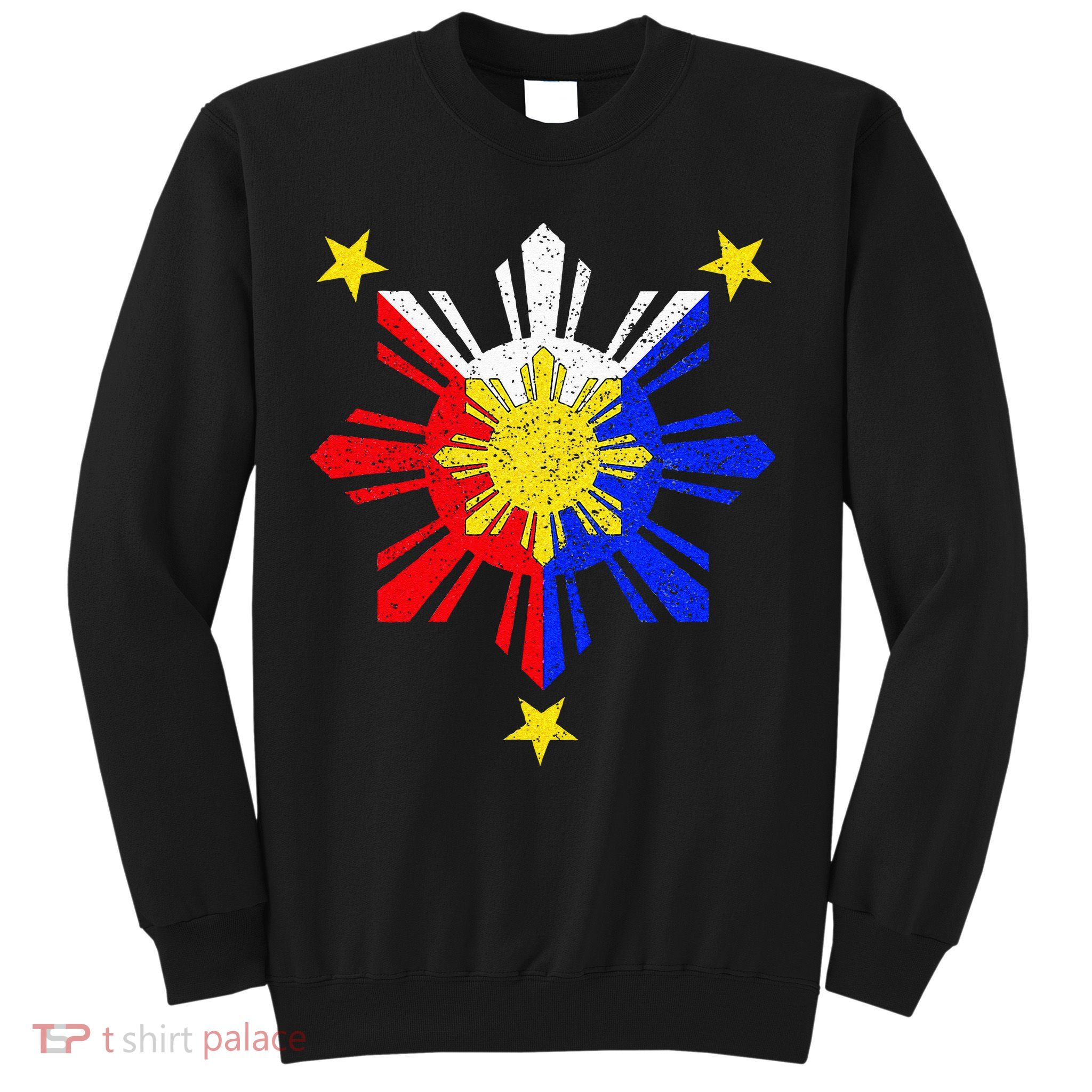 Pinoy Filipino Philippine Flag Sun Sweatshirt