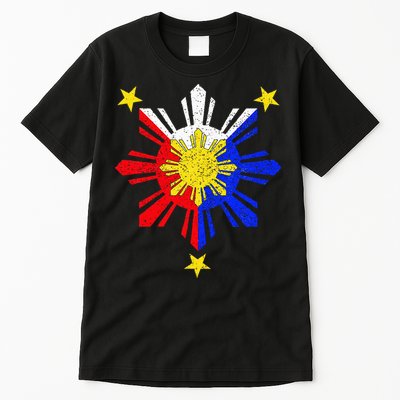 Pinoy Filipino Philippine Flag Sun Tall T-Shirt