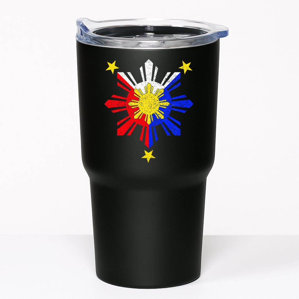 Pinoy Filipino Philippine Flag Sun Tumbler