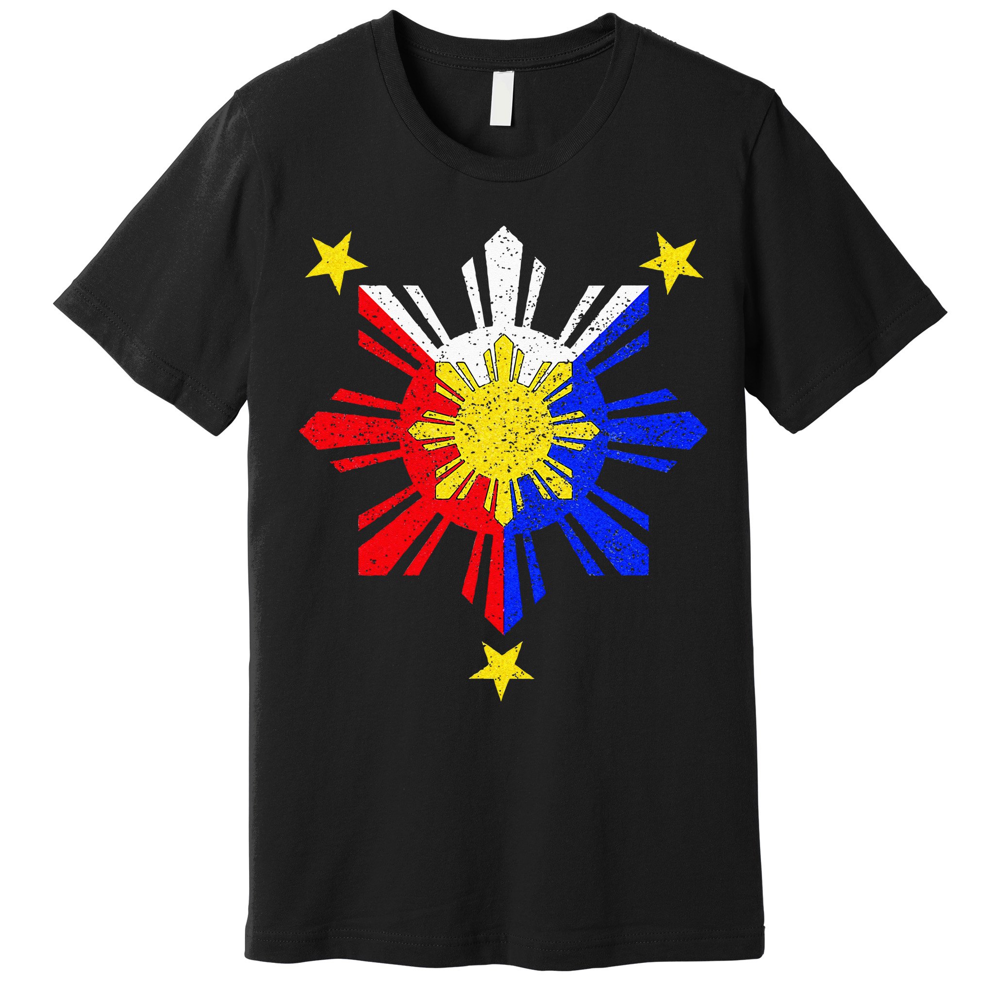 Pinoy Filipino Philippine Flag Sun Premium T-Shirt