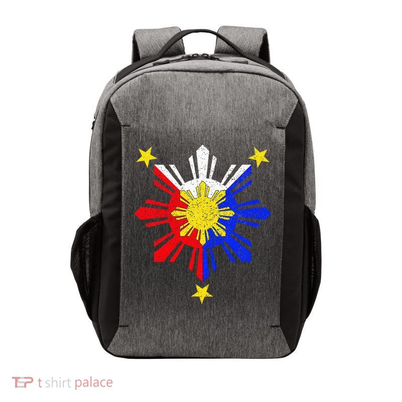 Pinoy Filipino Philippine Flag Sun Vector Backpack