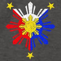 Pinoy Filipino Philippine Flag Sun Vector Backpack