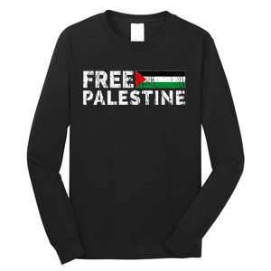 Palestine flag Palestine Free Palestine Gaza Flag Long Sleeve Shirt