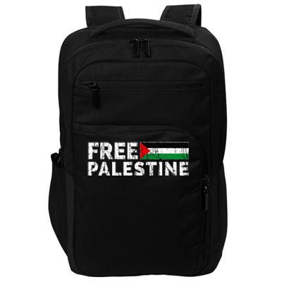 Palestine flag Palestine Free Palestine Gaza Flag Impact Tech Backpack