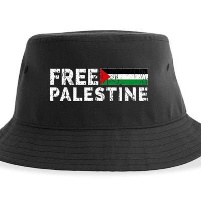 Palestine flag Palestine Free Palestine Gaza Flag Sustainable Bucket Hat