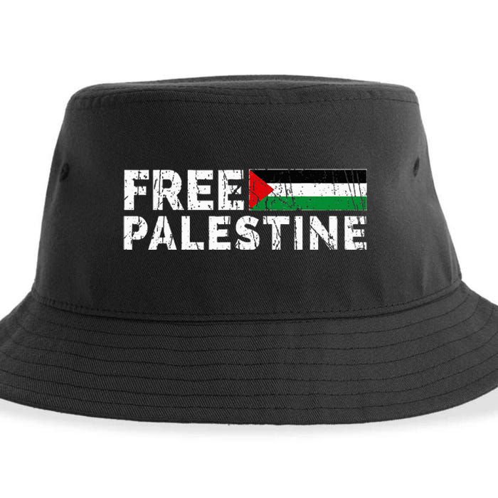 Palestine flag Palestine Free Palestine Gaza Flag Sustainable Bucket Hat