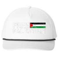 Palestine flag Palestine Free Palestine Gaza Flag Snapback Five-Panel Rope Hat