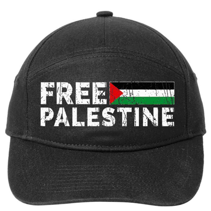 Palestine flag Palestine Free Palestine Gaza Flag 7-Panel Snapback Hat