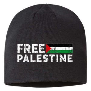 Palestine flag Palestine Free Palestine Gaza Flag Sustainable Beanie