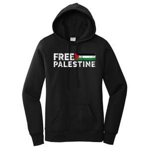 Palestine flag Palestine Free Palestine Gaza Flag Women's Pullover Hoodie