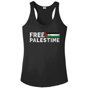 Palestine flag Palestine Free Palestine Gaza Flag Ladies PosiCharge Competitor Racerback Tank