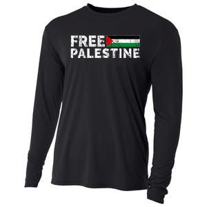 Palestine flag Palestine Free Palestine Gaza Flag Cooling Performance Long Sleeve Crew