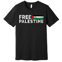 Palestine flag Palestine Free Palestine Gaza Flag Premium T-Shirt