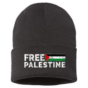 Palestine flag Palestine Free Palestine Gaza Flag Sustainable Knit Beanie