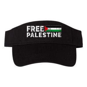 Palestine flag Palestine Free Palestine Gaza Flag Valucap Bio-Washed Visor