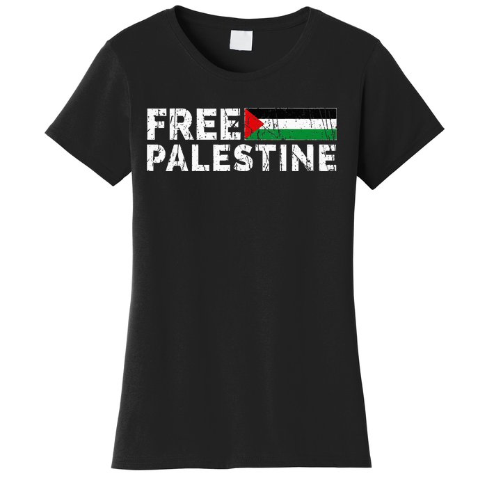 Palestine flag Palestine Free Palestine Gaza Flag Women's T-Shirt