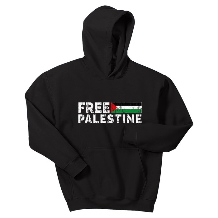 Palestine flag Palestine Free Palestine Gaza Flag Kids Hoodie