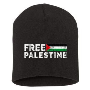 Palestine flag Palestine Free Palestine Gaza Flag Short Acrylic Beanie