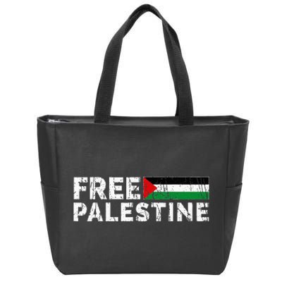 Palestine flag Palestine Free Palestine Gaza Flag Zip Tote Bag