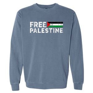 Palestine flag Palestine Free Palestine Gaza Flag Garment-Dyed Sweatshirt