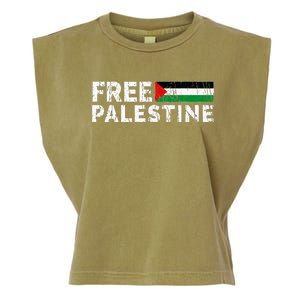 Palestine flag Palestine Free Palestine Gaza Flag Garment-Dyed Women's Muscle Tee