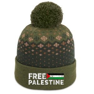 Palestine flag Palestine Free Palestine Gaza Flag The Baniff Cuffed Pom Beanie