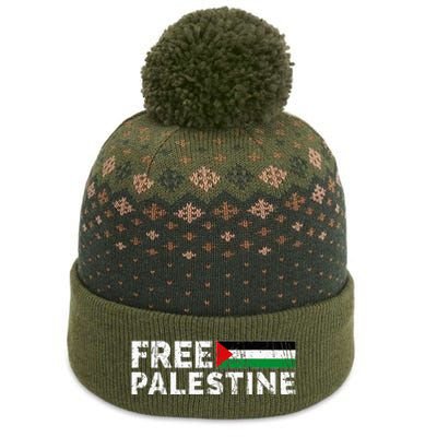 Palestine flag Palestine Free Palestine Gaza Flag The Baniff Cuffed Pom Beanie