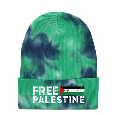 Palestine flag Palestine Free Palestine Gaza Flag Tie Dye 12in Knit Beanie