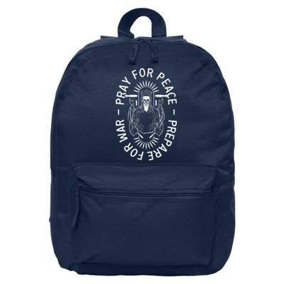 Pray For Peace Prepare For War 16 in Basic Backpack