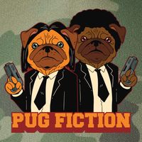 Pug Fiction Legacy Tie Dye Trucker Hat
