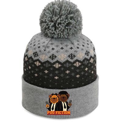 Pug Fiction The Baniff Cuffed Pom Beanie