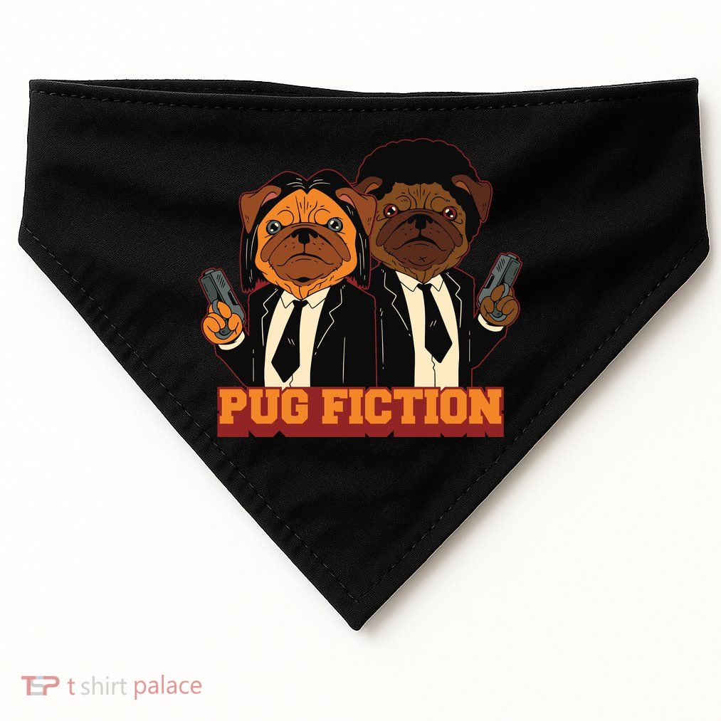 Pug Fiction USA-Made Doggie Bandana