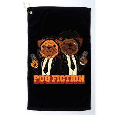 Pug Fiction Golf Towel
