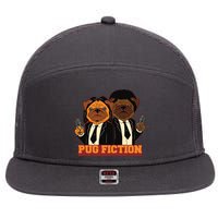 Pug Fiction 7 Panel Mesh Trucker Snapback Hat
