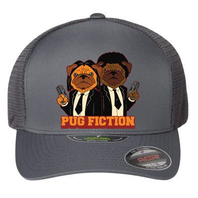 Pug Fiction Flexfit Unipanel Trucker Cap