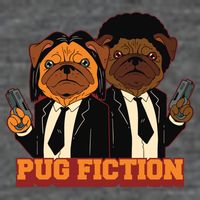Pug Fiction Button