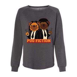 Pug Fiction Womens California Wash Sweatshirt