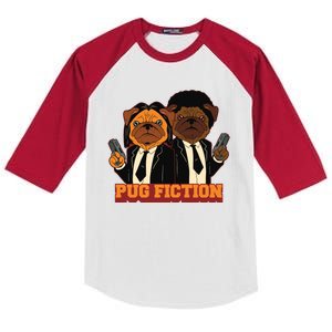 Pug Fiction Kids Colorblock Raglan Jersey