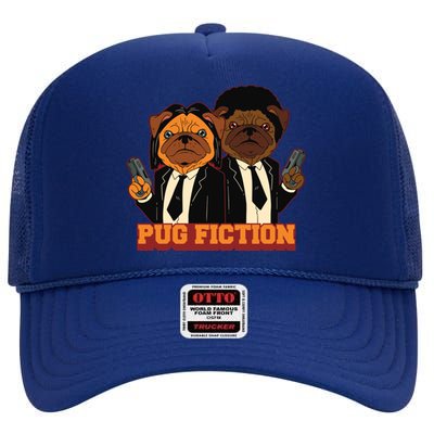 Pug Fiction High Crown Mesh Back Trucker Hat