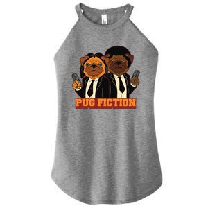 Pug Fiction Women’s Perfect Tri Rocker Tank