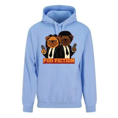 Pug Fiction Unisex Surf Hoodie